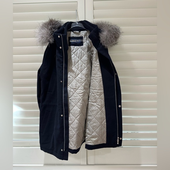 Loro Piana Cashmere Navy Icery Coat - Kids Size 12 - Picture 9 of 10